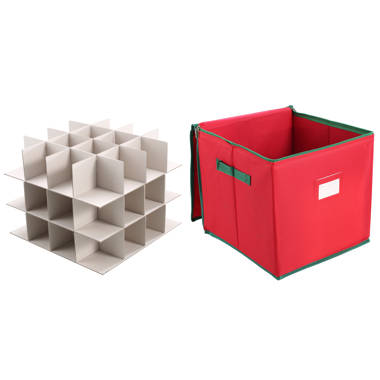 Ornament storage totes hot sale